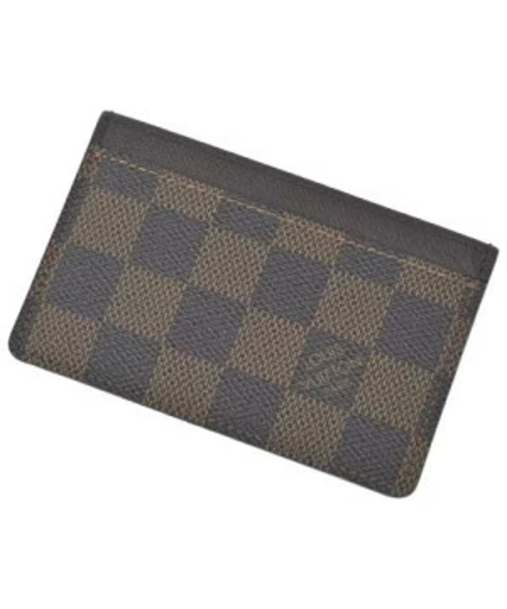 Louis Vuitton Wallet coin case Wallet Brown Checkered Clothing